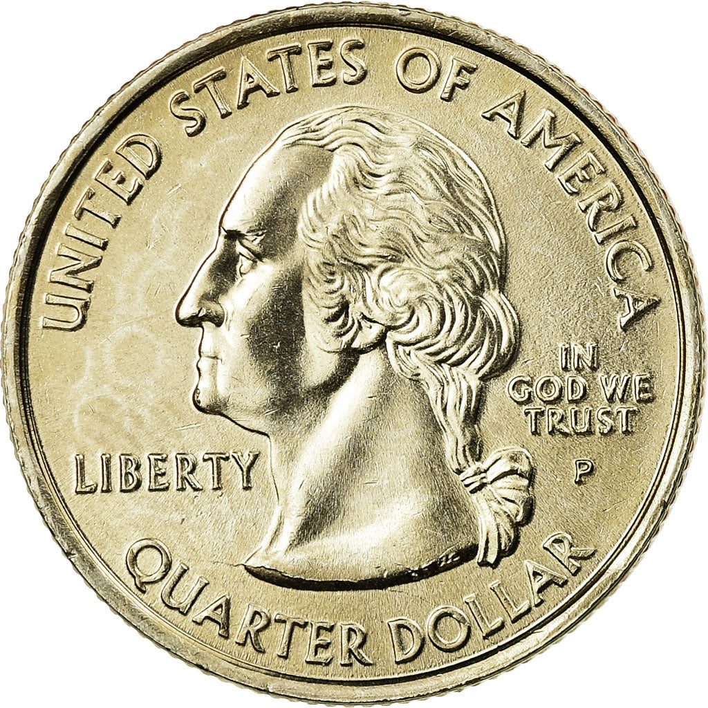 Coin, United States, North Carolina, Quarter, 2001, U.S. Mint, Philadelphia