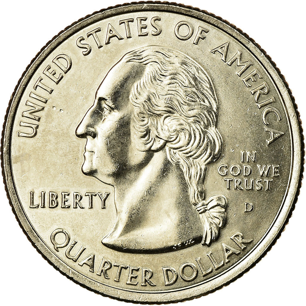 Coin, United States, Vermont, Quarter, 2001, U.S. Mint, Denver, MS(63)