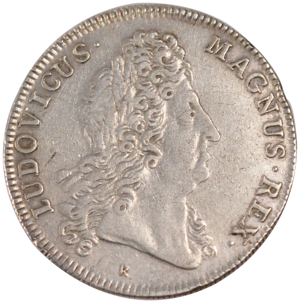 France, Royal, Token, 1701, EF(40-45), Silver, Feuardent #496, 5.99