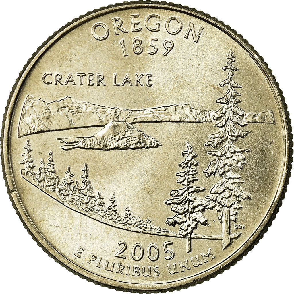 Coin, United States, Oregon, Quarter, 2005, U.S. Mint, Philadelphia, MS(63)