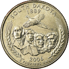 Coin, United States, South Dakota, Quarter, 2006, U.S. Mint, Philadelphia
