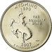 Coin, United States, Wyoming, Quarter, 2007, U.S. Mint, Denver, MS(63)