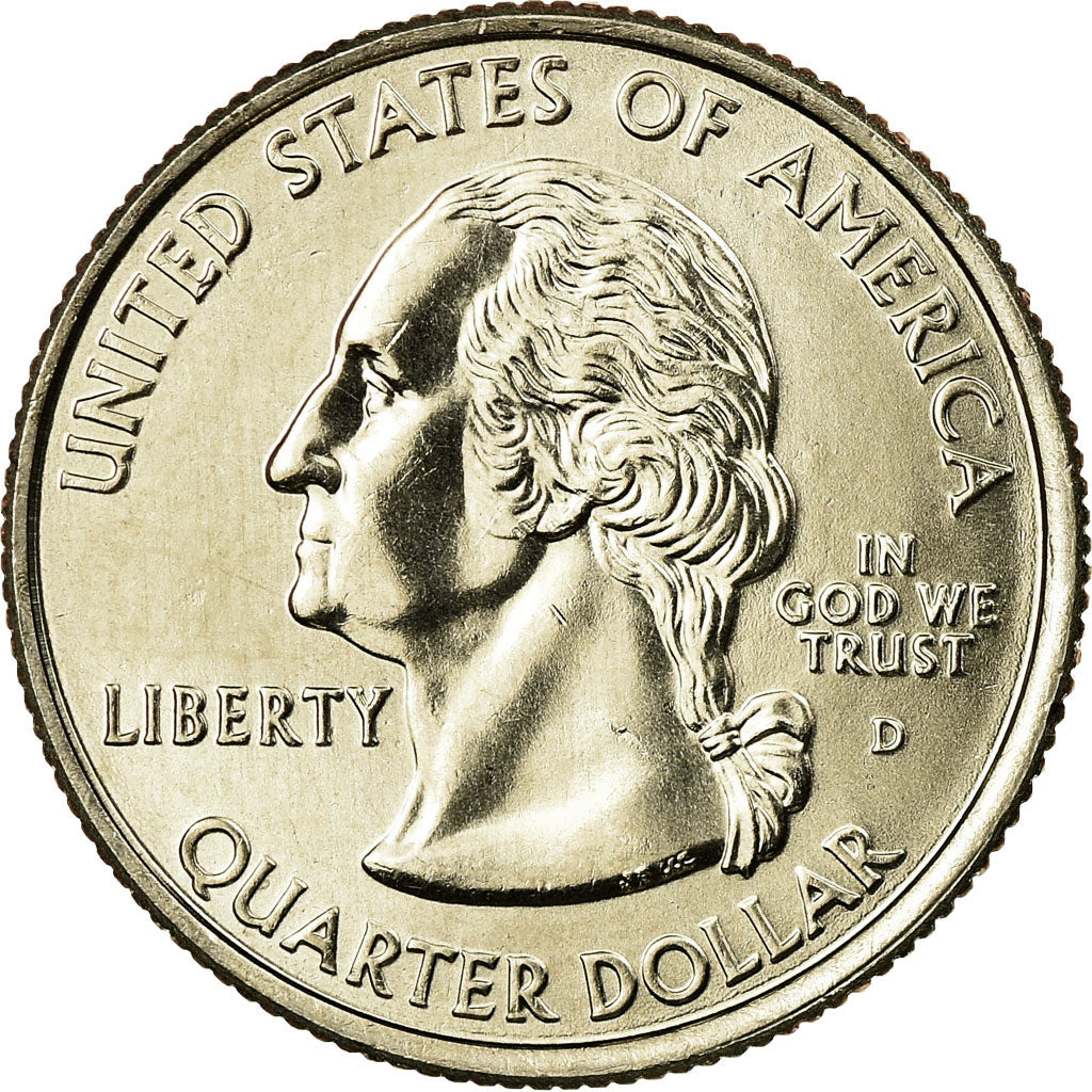 Coin, United States, Wyoming, Quarter, 2007, U.S. Mint, Denver, MS(63)