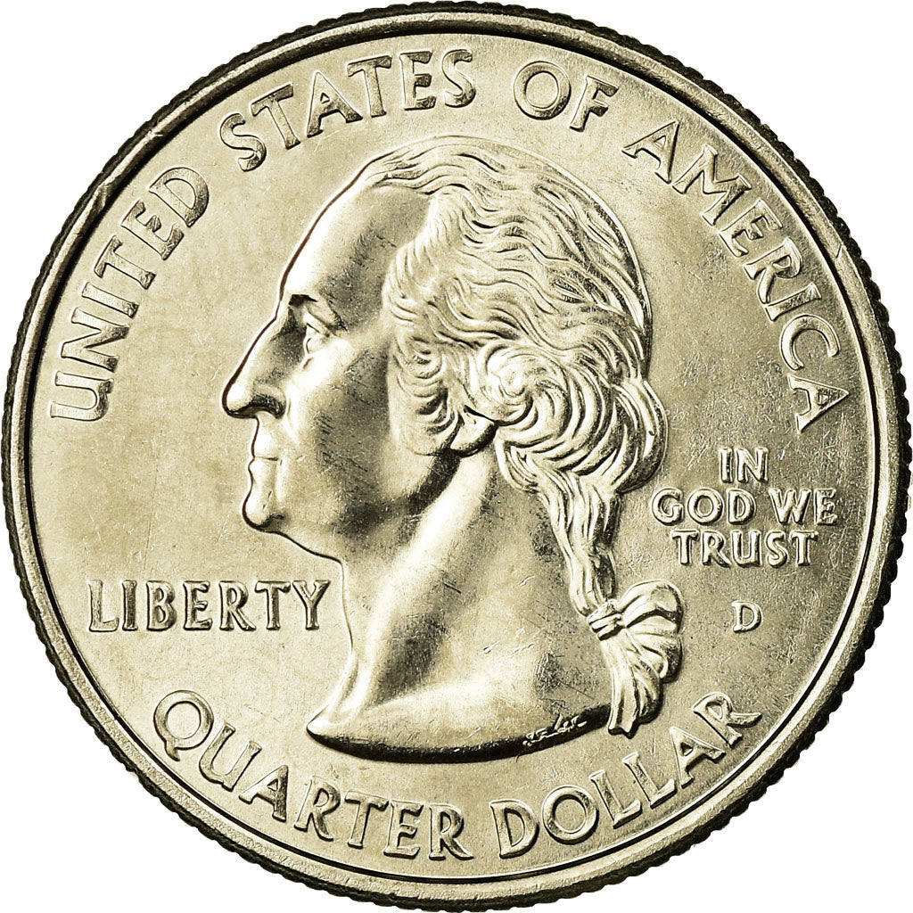 Coin, United States, Oklahoma, Quarter, 2008, U.S. Mint, Denver, MS(63)