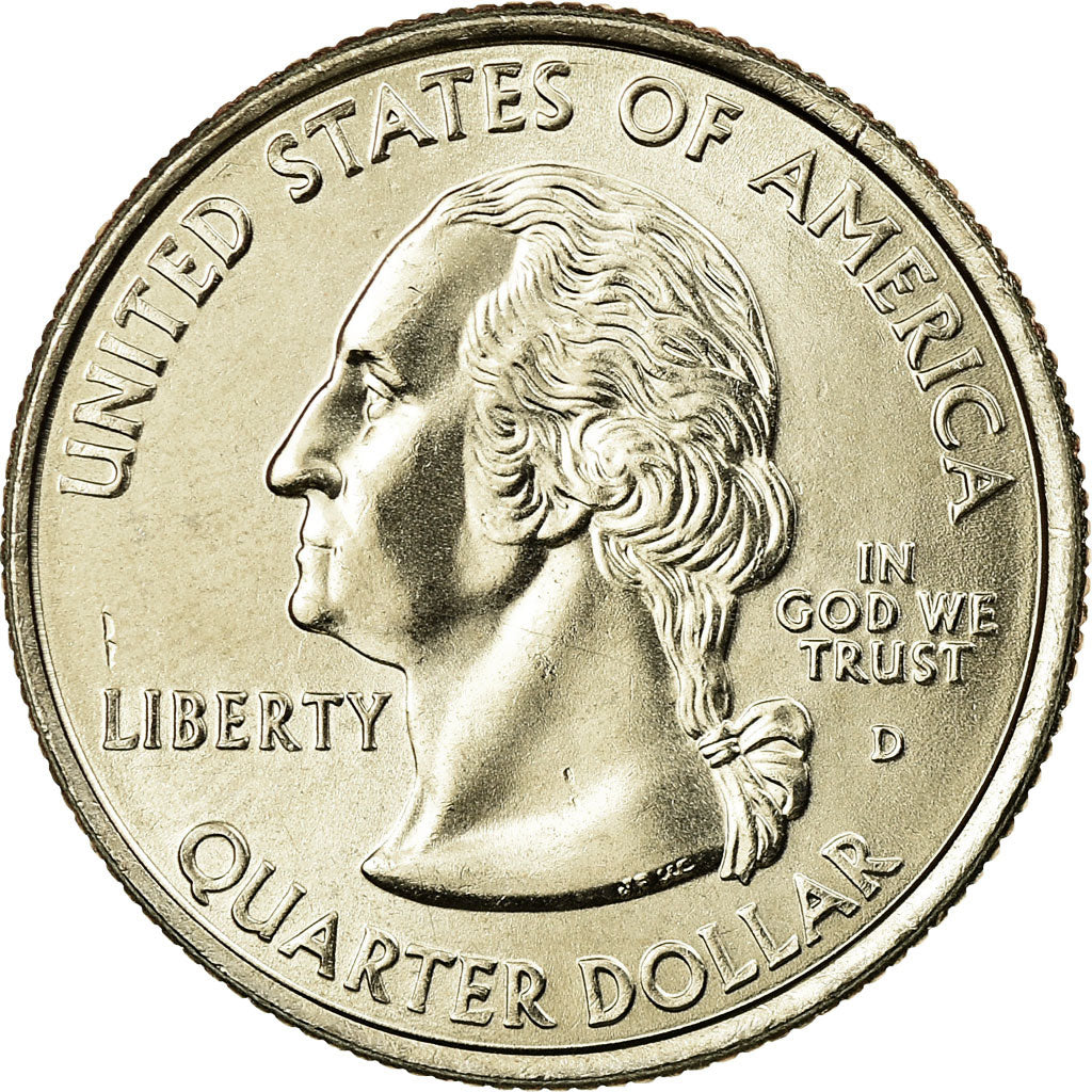 Coin, United States, Hawaii, Quarter, 2008, U.S. Mint, Denver, MS(63)