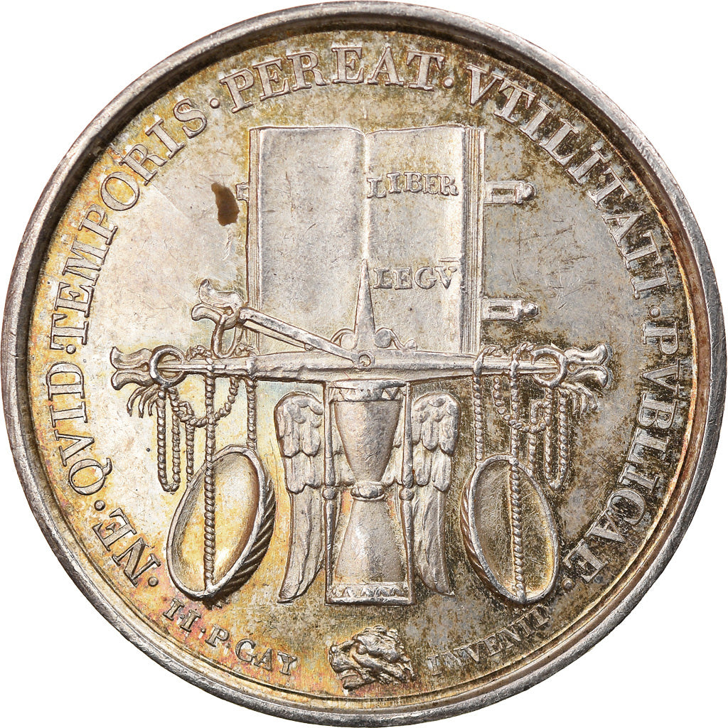 Frankrijk, Token, Droit et Justice, Le Droit, 1830, Tiolier, ZF+, Zilver