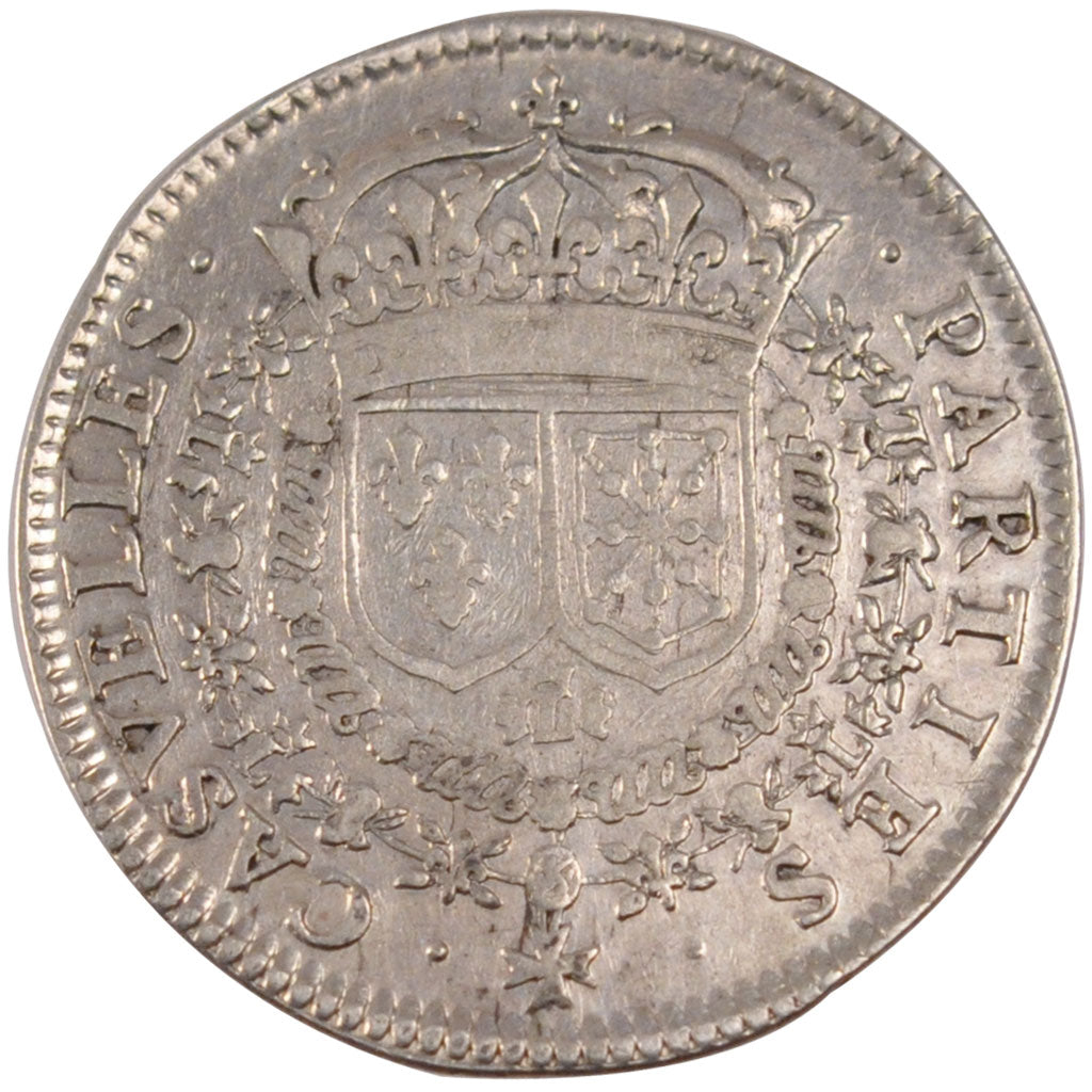 France, Royal, Token, 1654, VF(30-35), Silver, Feuardent #2611, 5.33