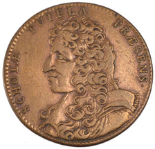 France, Royal, Token, 1703, AU(50-53), Copper, Feuardent #4528, 6.00