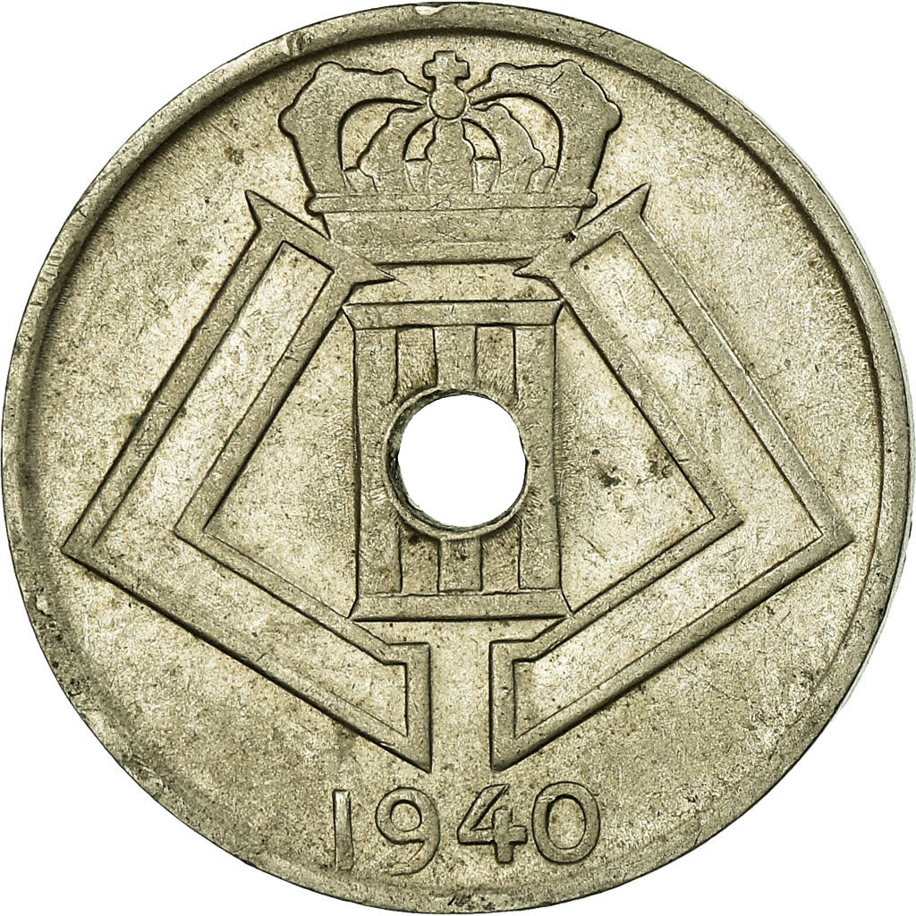 Coin, Belgium, 5 Centimes, 1940, EF(40-45), Nickel-brass, KM:111