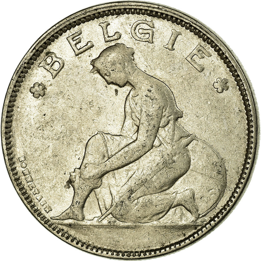 Monnaie, Belgique, 2 Francs, 2 Frank, 1923, TTB, Nickel, KM:92