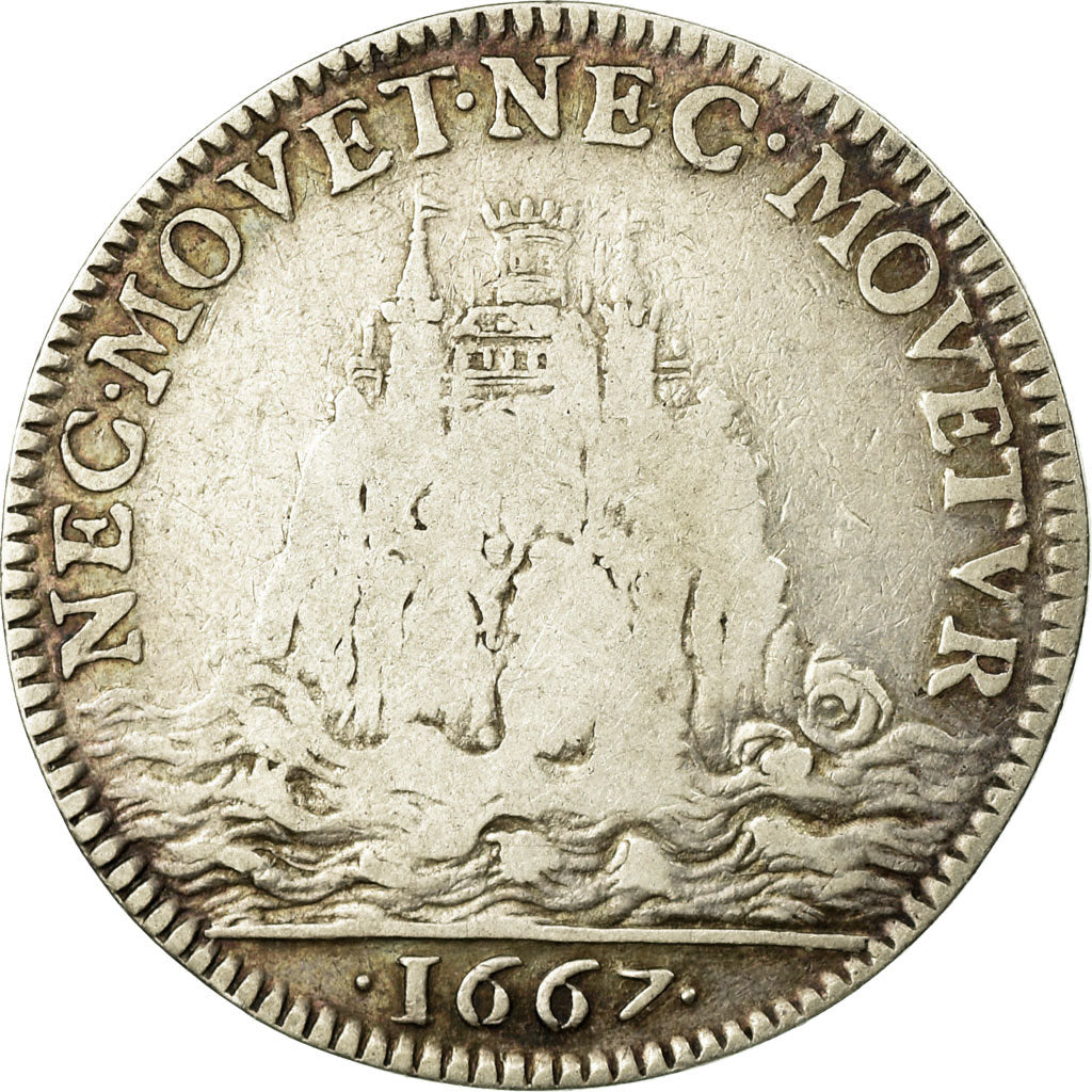 France, Token, Royal, 1667, VF(30-35), Silver, Feuardent:9042