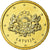 Letland, 10 Euro Cent, 2014, UNC-, Tin