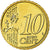 Łotwa, 10 Euro Cent, 2014, MS(63), Mosiądz