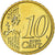 Latvia, 10 Euro Cent, 2014, MS(63), Brass