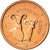Cypr, Euro Cent, 2011, MS(63), Miedź platerowana stalą, KM:78