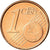 Cipro, Euro Cent, 2012, SPL, Acciaio placcato rame, KM:78