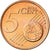 Cipro, 5 Euro Cent, 2012, SPL, Acciaio placcato rame, KM:80