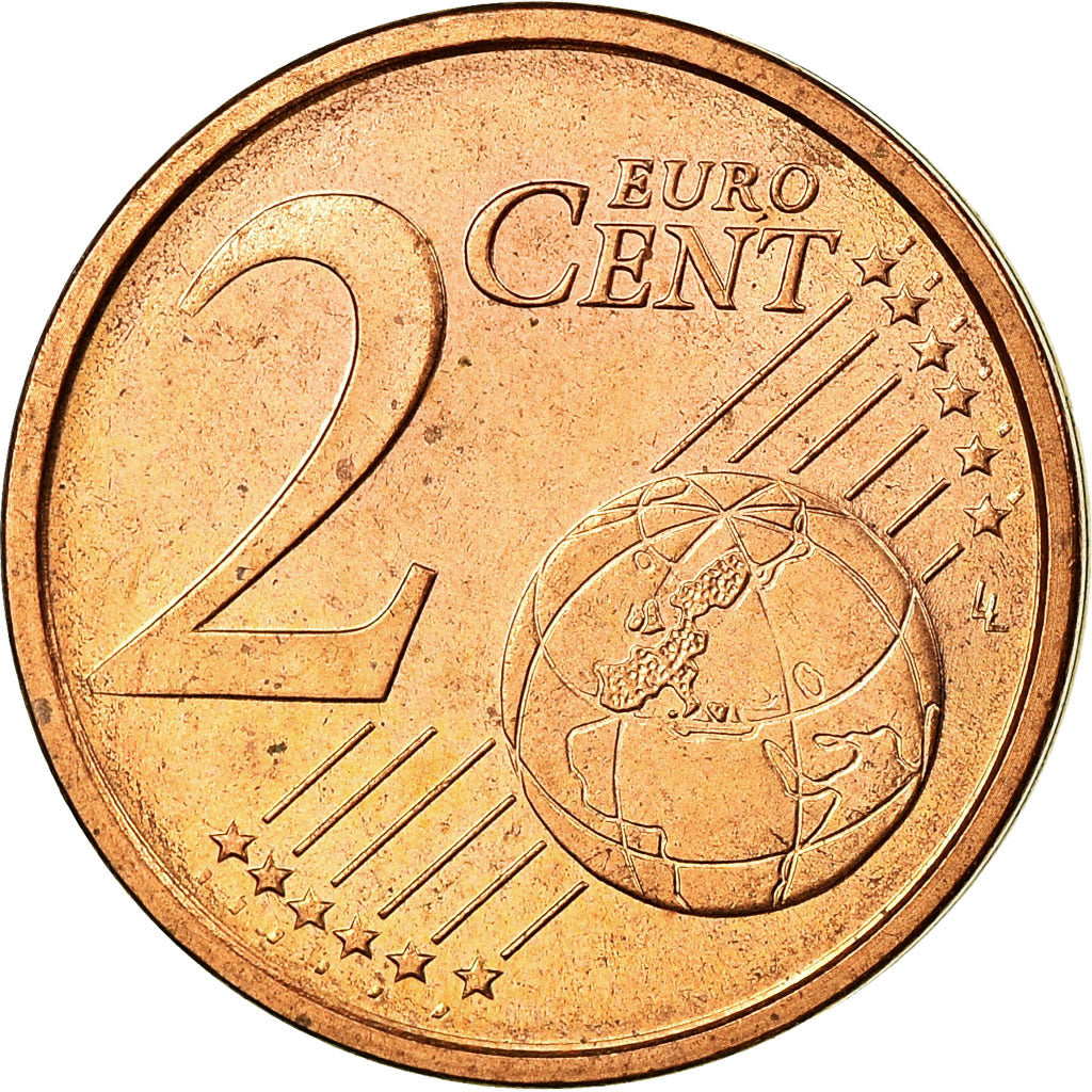 San Marino, 2 Euro Cent, 2004, SC, Cobre chapado en acero, KM:441