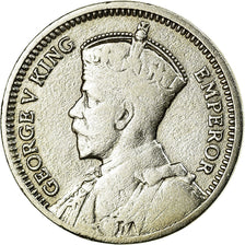 Coin, New Zealand, George V, 3 Pence, 1933, EF(40-45), Silver, KM:1