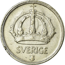 Coin, Sweden, Gustaf V, 10 Öre, 1947, EF(40-45), Silver, KM:813