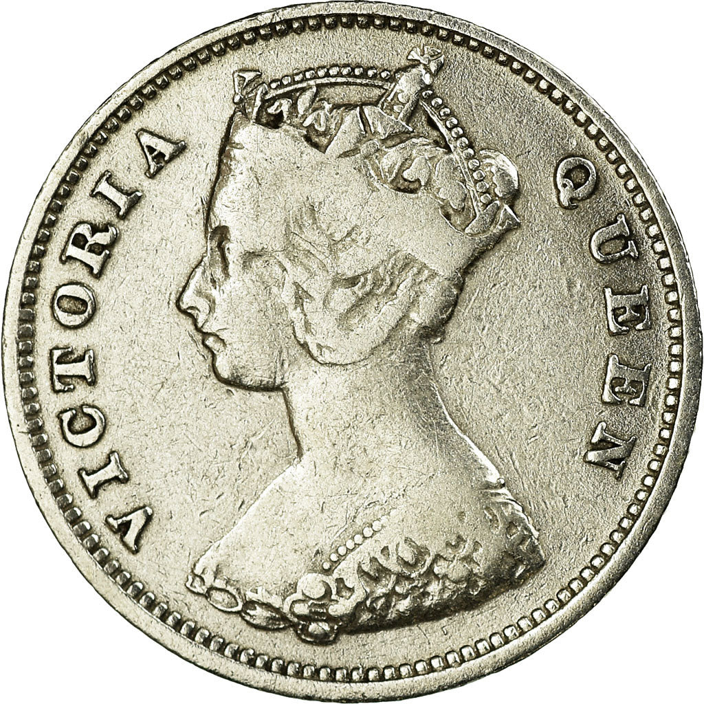 Monnaie, Hong Kong, Victoria, 10 Cents, 1897, TB+, Argent, KM:6.3