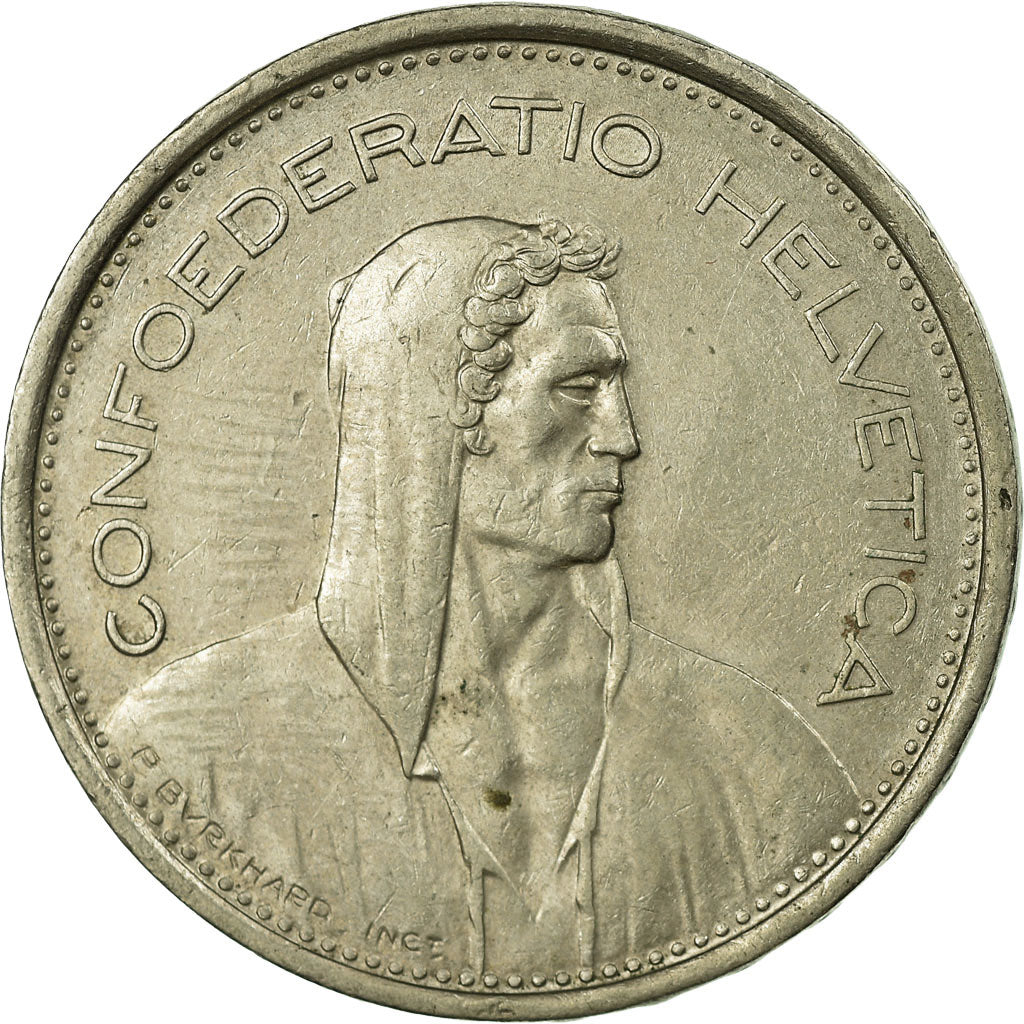 Coin, Switzerland, 5 Francs, 1970, Bern, EF(40-45), Copper-nickel, KM:40a.1