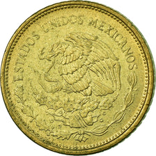 Coin, Mexico, 5 Pesos, 1988, Mexico City, EF(40-45), Brass, KM:502