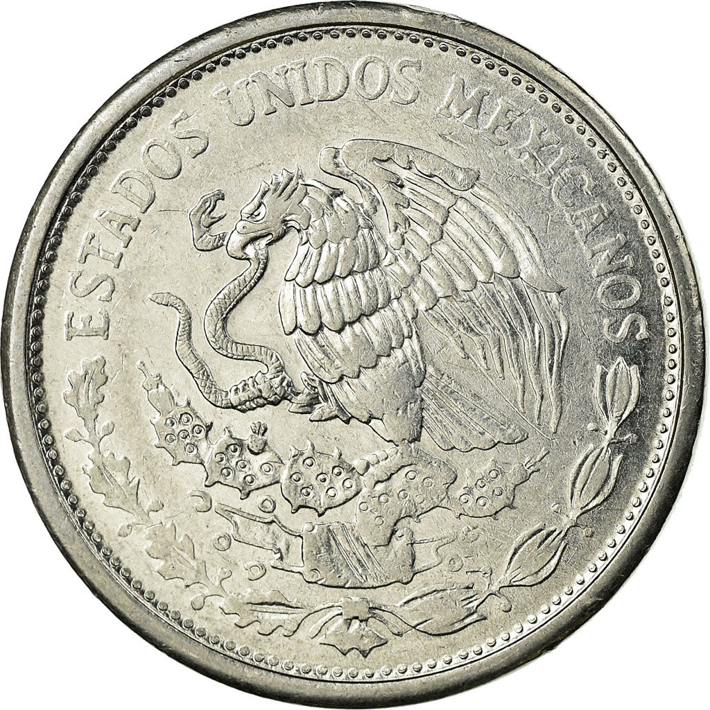 Moneda, México, 50 Pesos, 1988, Mexico City, EBC, Acero inoxidable, KM:495a