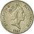 Moneta, Nowa Zelandia, Elizabeth II, 10 Cents, 1989, EF(40-45), Miedź-Nikiel