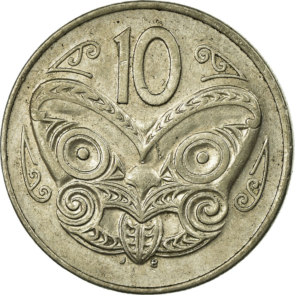 Munten, Nieuw Zeeland, Elizabeth II, 10 Cents, 1989, ZF, Copper-nickel, KM:61