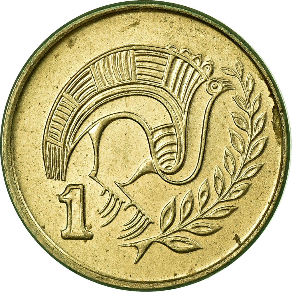 Moneta, Cypr, Cent, 1991, EF(40-45), Mosiądz niklowy, KM:53.3