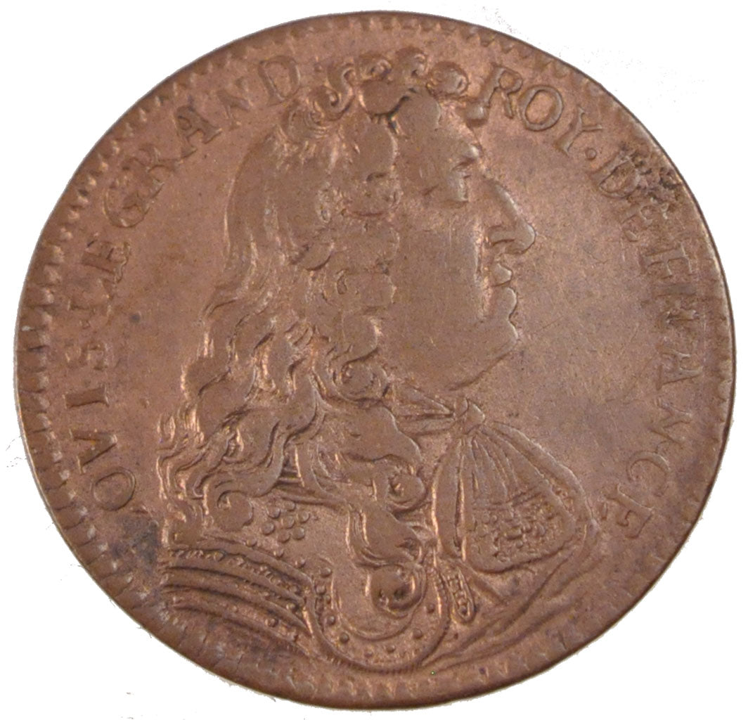 France, Royal, Token, AU(50-53), Copper, Feuardent #914, 4.34