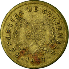 Moneta, Guatemala, Centavo, Un, 1982, MB+, Ottone, KM:275.4