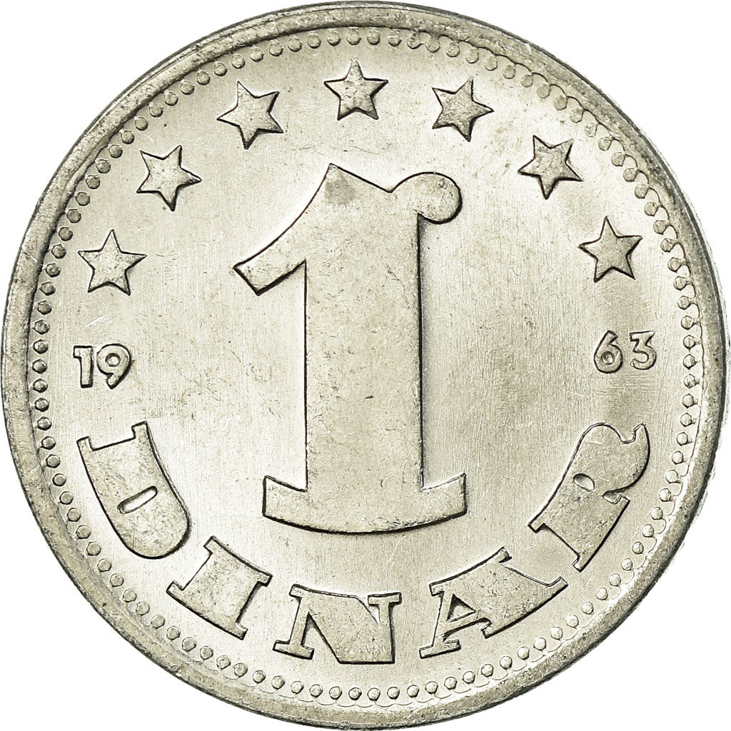 Monnaie, Yougoslavie, Dinar, 1963, SUP, Aluminium, KM:36