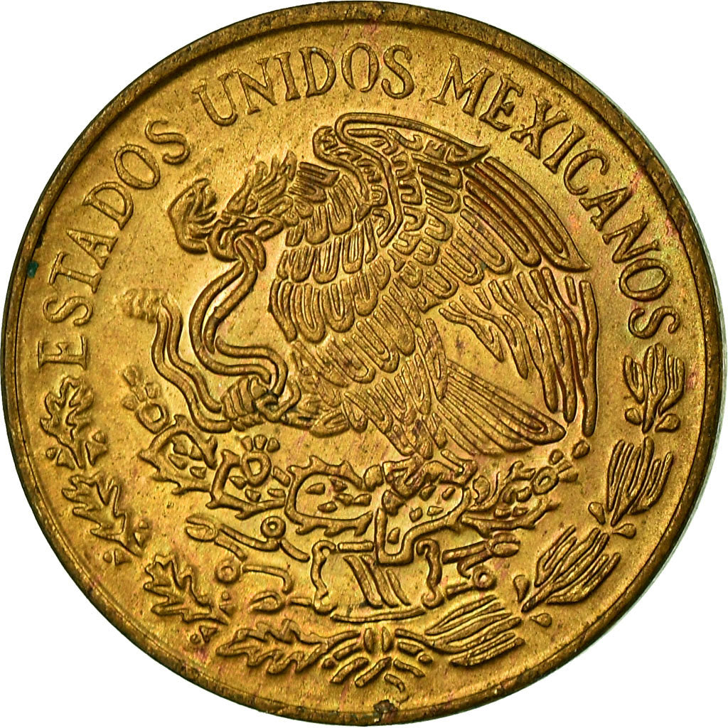 Moneta, Messico, 5 Centavos, 1971, SPL-, Ottone, KM:427