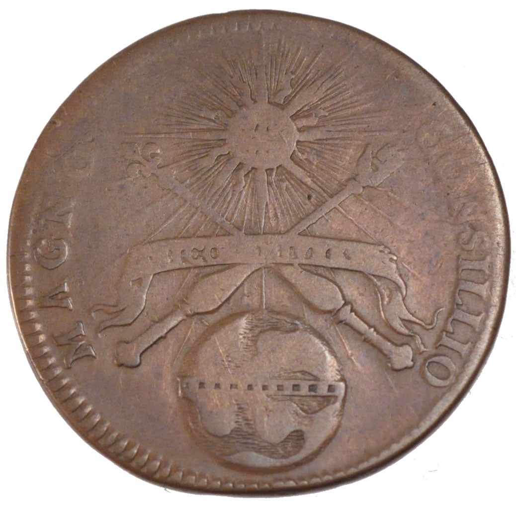 France, Royal, Token, 1661, VF(20-25), Copper, Feuardent #384, 6.61
