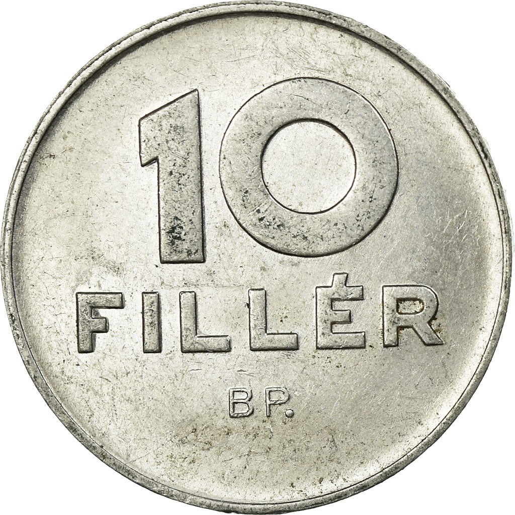 Moneta, Ungheria, 10 Filler, 1980, Budapest, SPL-, Alluminio, KM:572