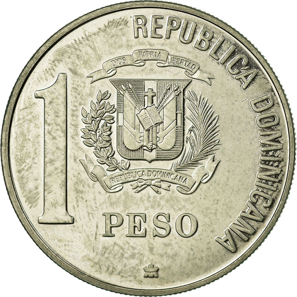 Monnaie, Dominican Republic, Peso, 1988, Dominican Republic Mint, TTB