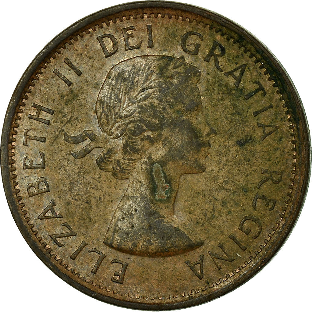 Moeda, Canadá, Elizabeth II, Cent, 1963, Royal Canadian Mint, Ottawa