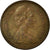 Coin, Great Britain, Elizabeth II, 1/2 New Penny, 1974, VF(30-35), Bronze