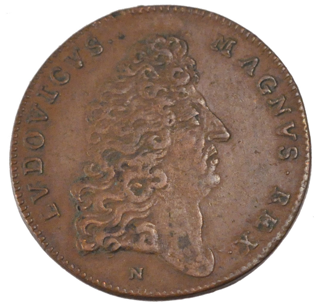 France, Royal, Token, AU(50-53), Copper, Feuardent #10479, 4.32