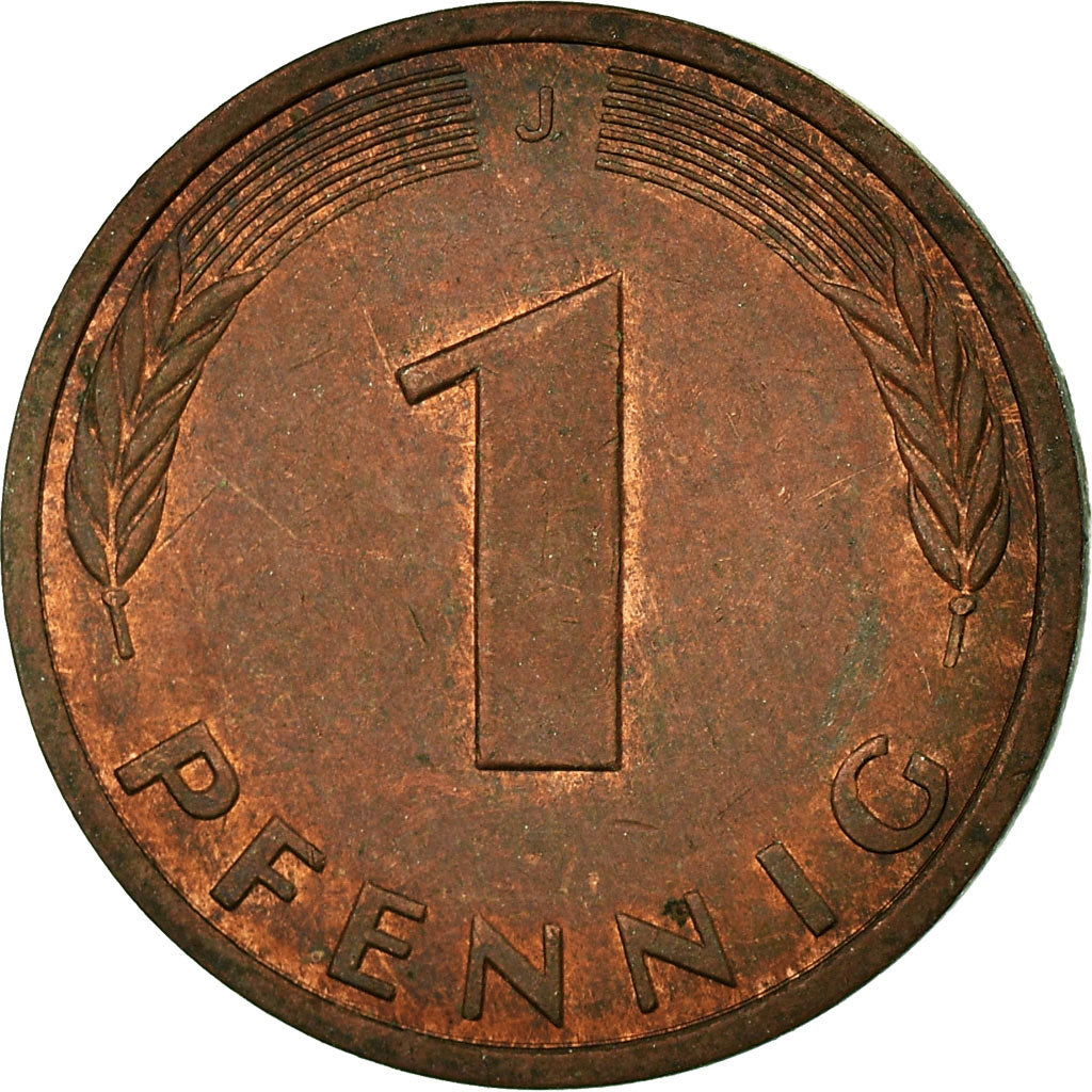 Monnaie, République fédérale allemande, Pfennig, 1978, Hambourg, TTB, Copper