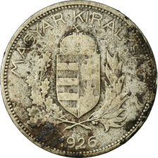 Coin, Hungary, Pengo, 1926, Budapest, VF(30-35), Silver, KM:510