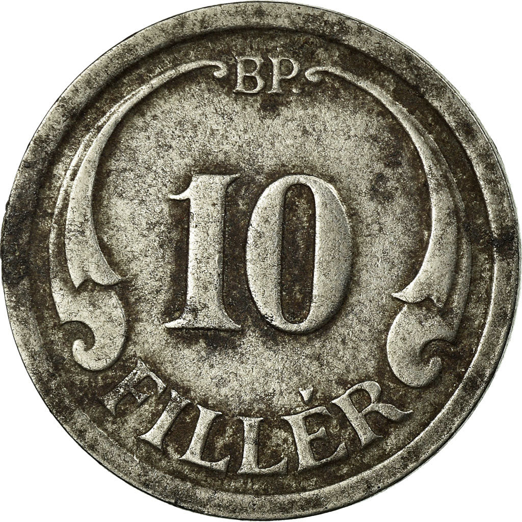 Moneta, Ungheria, 10 Filler, 1941, MB+, Acciaio, KM:507a