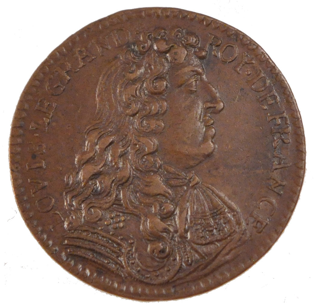 France, Royal, Token, AU(55-58), Copper, Feuardent #3022, 4.57