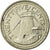 Coin, Barbados, 25 Cents, 1990, Franklin Mint, EF(40-45), Copper-nickel, KM:13