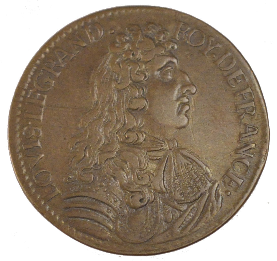 France, Royal, Token, AU(50-53), Copper, Feuardent #3023, 5.60