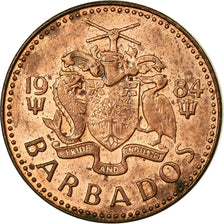 Coin, Barbados, Cent, 1984, Franklin Mint, EF(40-45), Bronze, KM:10