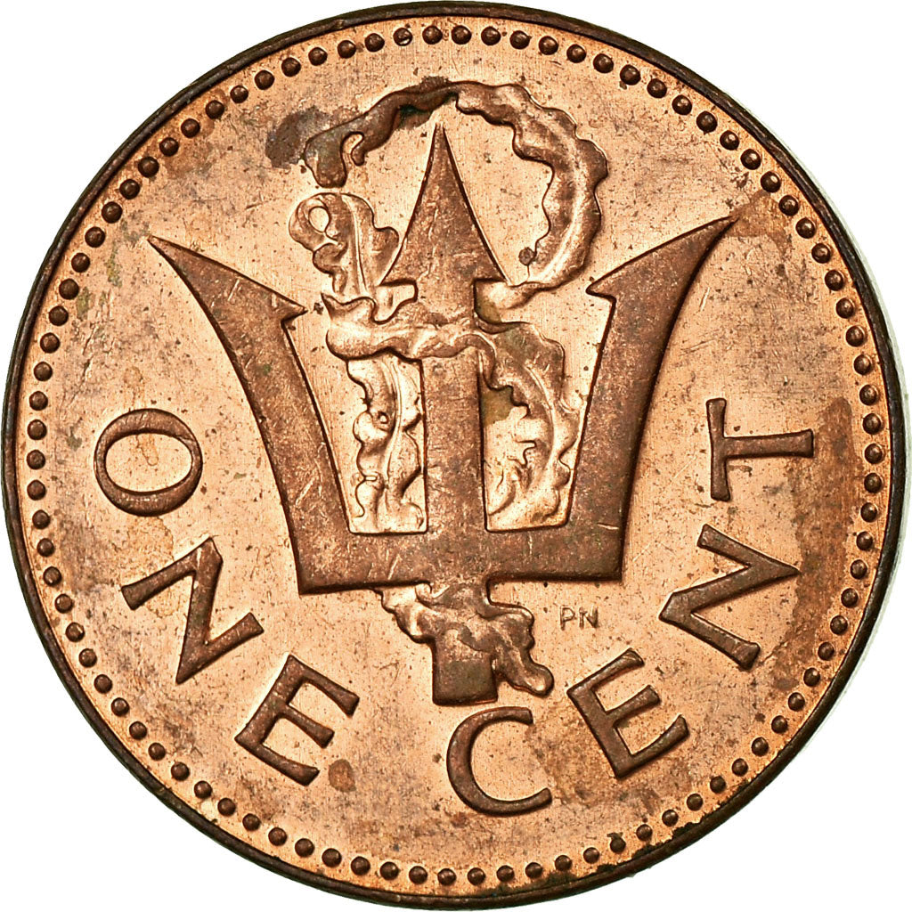 Coin, Barbados, Cent, 1984, Franklin Mint, EF(40-45), Bronze, KM:10