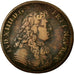 Francja, Token, Królewskie, 1672, VF(30-35), Miedź, Feuardent:1867